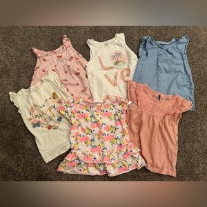 Lot of 6 Carters tops! Size 4T.